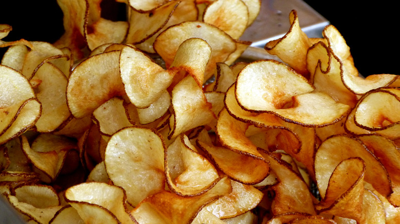 Fried kettle chips