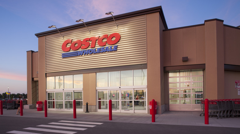 The exterior of a Costco warehouse