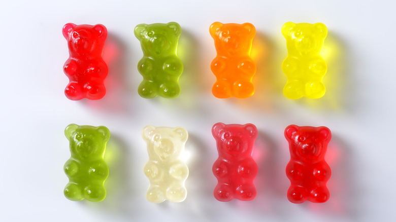 colorful gummy bears