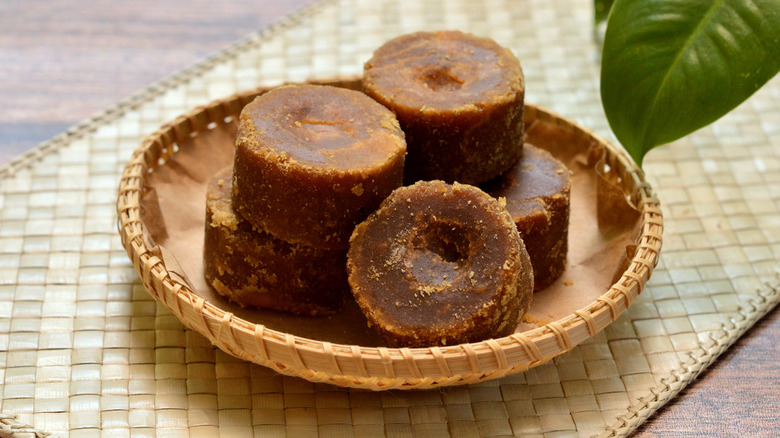 palm sugar in a bowl