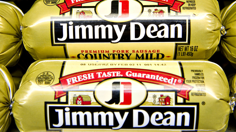 Jimmy Dean's pork sausage 