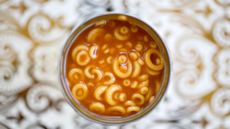 SpaghettiOs in can 