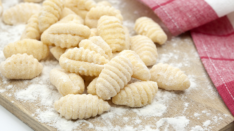 Raw gnocchi 