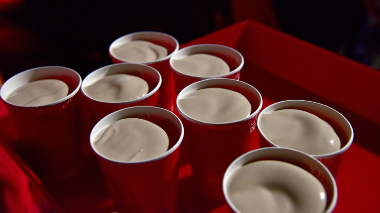 A tray of small Frostys