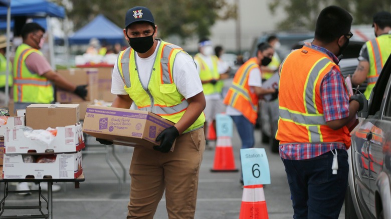 food bank during COVID-19 pandemic