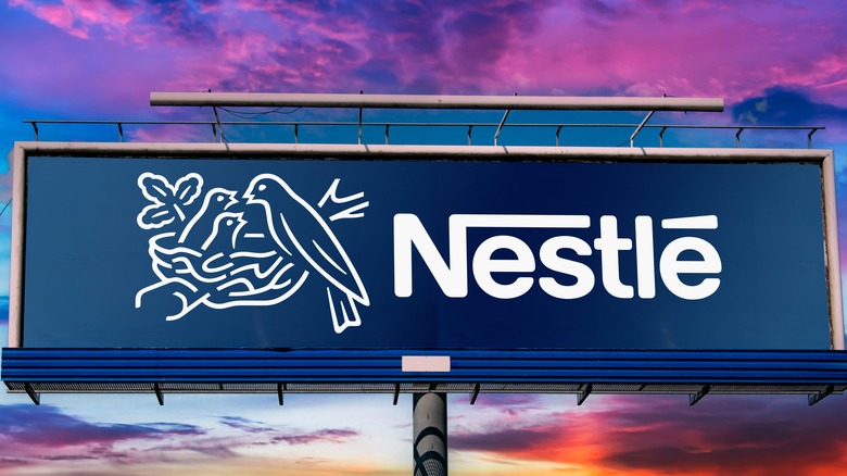 Nestlé billboard in Switzerland