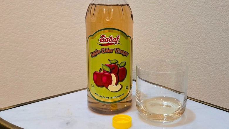 Sadaf apple cider vinegar bottle