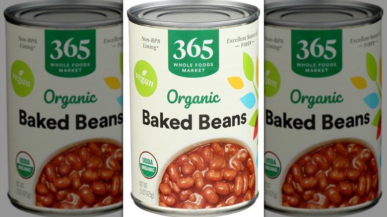 Organic baked beans by 365 brand