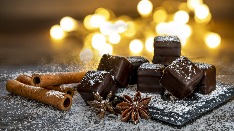 Chocolates in a festive ambience