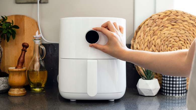 air fryer on counter