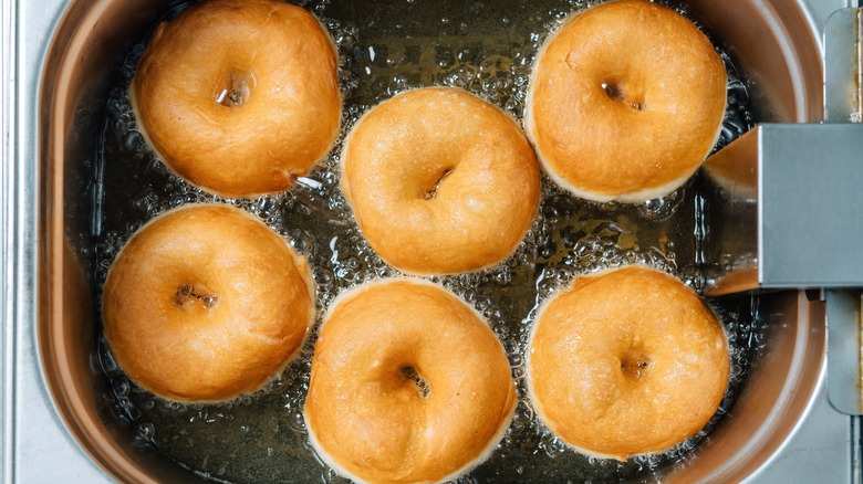 deep frying donuts