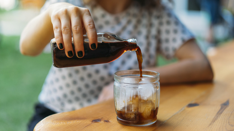 cold brew served in glass