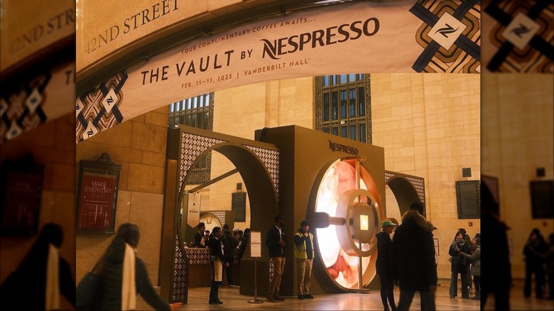 The Vault by Nespresso pop-up event in NYC's Grand Central Station