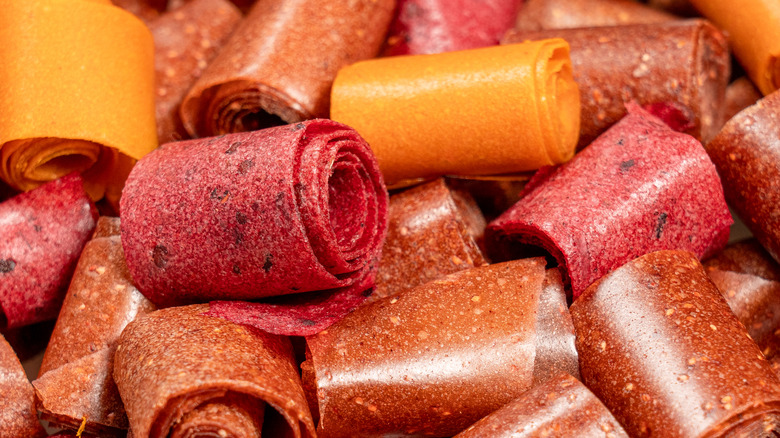 natural fruit leather roll-ups