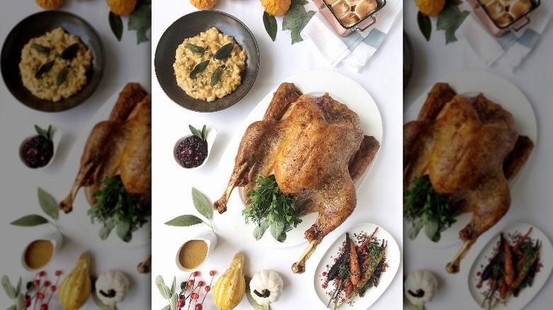 Belvedere Restaurant's Thanksgiving spread