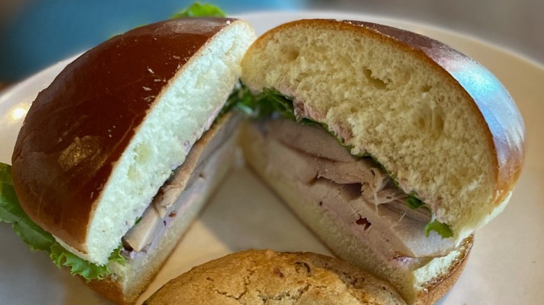 Nicollet Island Inn turkey sandwich