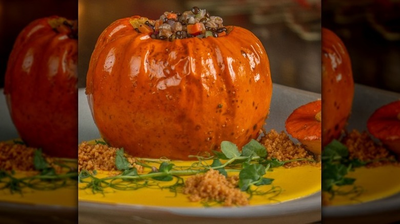 Toro Toro's stuffed pumpkin entrée