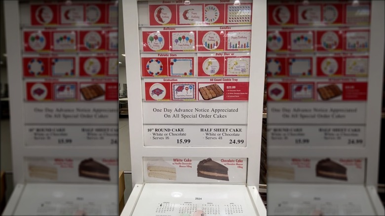 Costco cake order kiosk