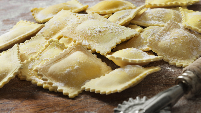 spinach and ricotta ravioli