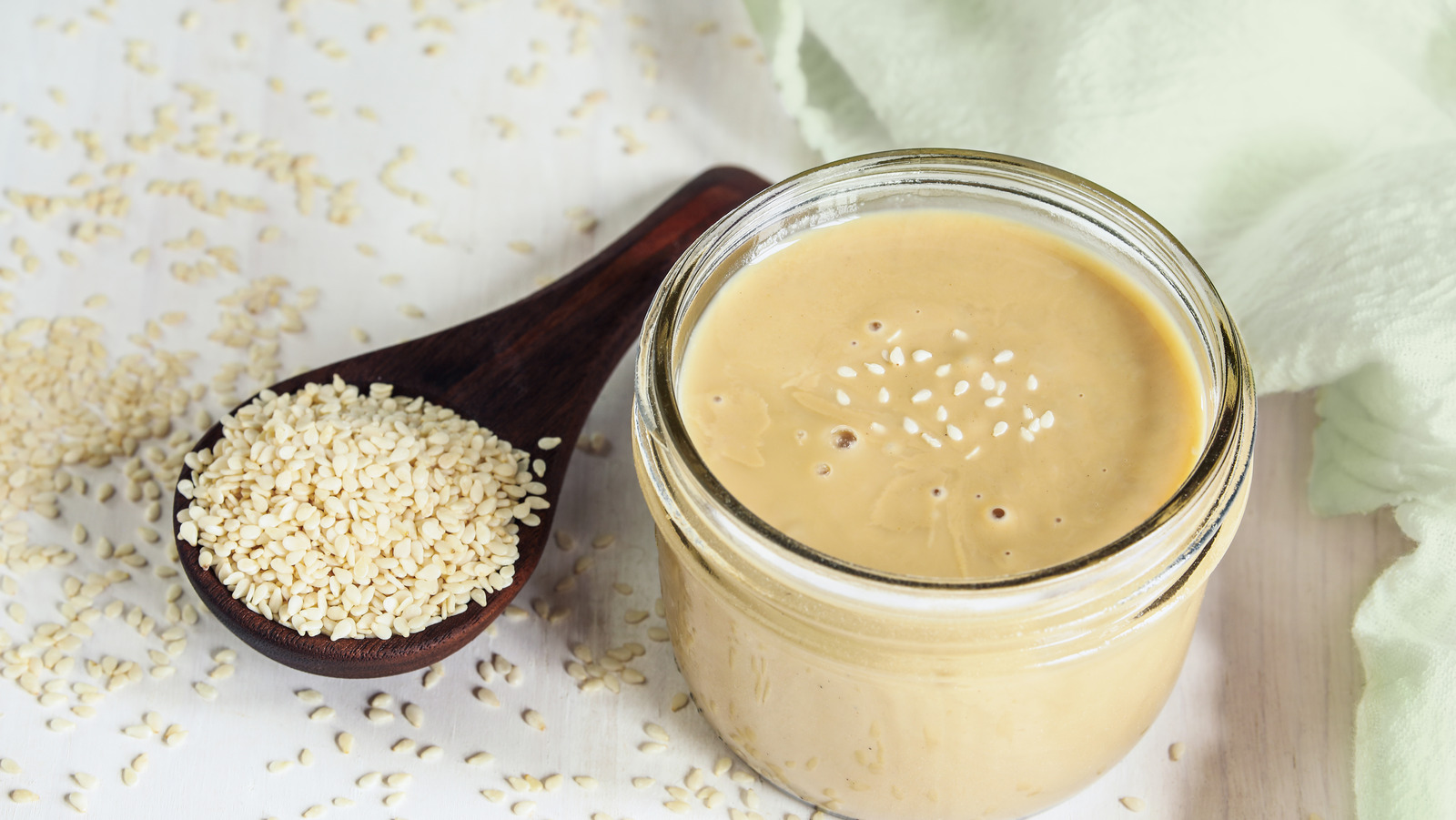 Make A Two-Ingredient Creamy Umami Sauce With Tahini And Miso