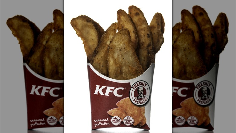 Kentucky Fried Chicken potato wedges