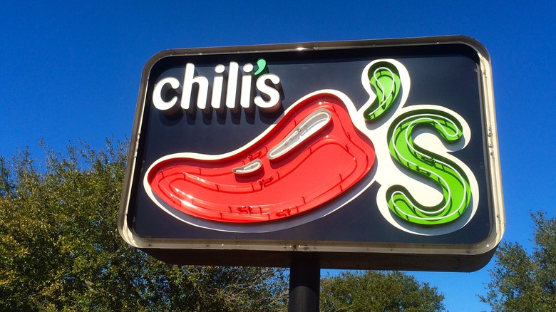 Chili's restaurant signboard
