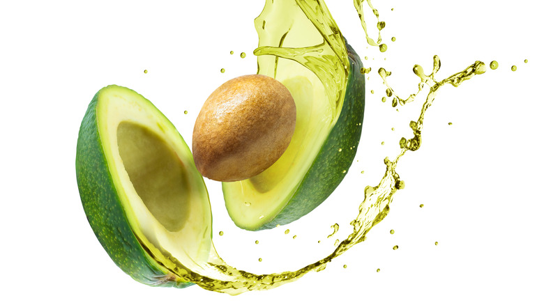 avocado with oil