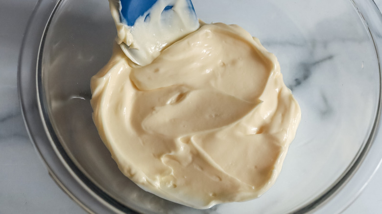 mayonnaise in a bowl