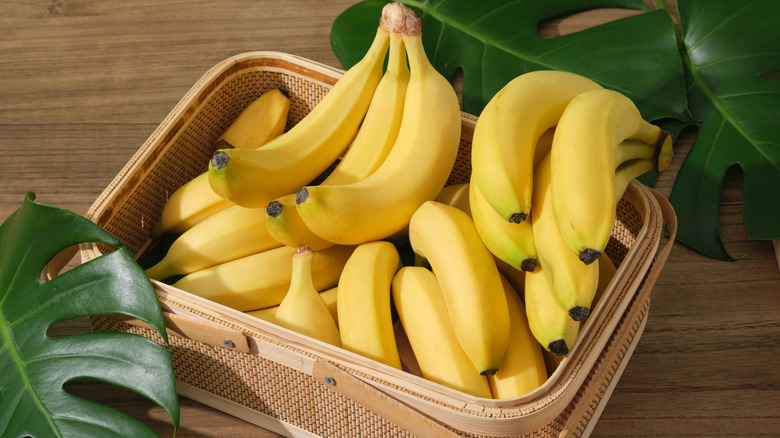 basket of bananas
