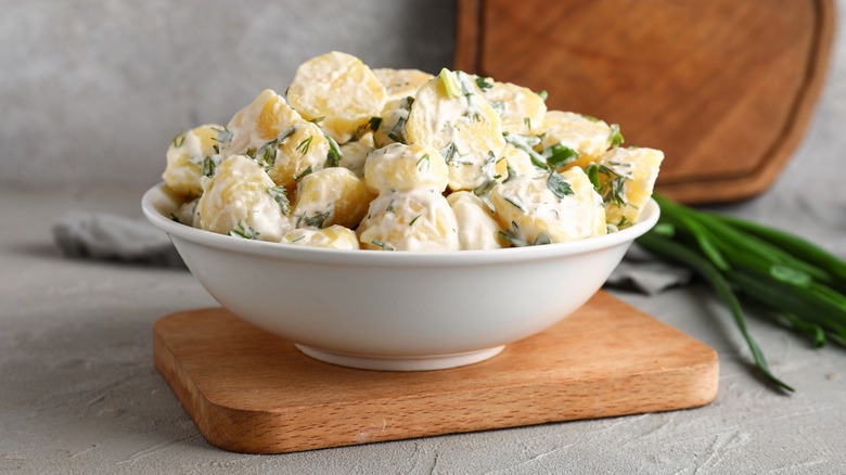 small bowl of potato salad