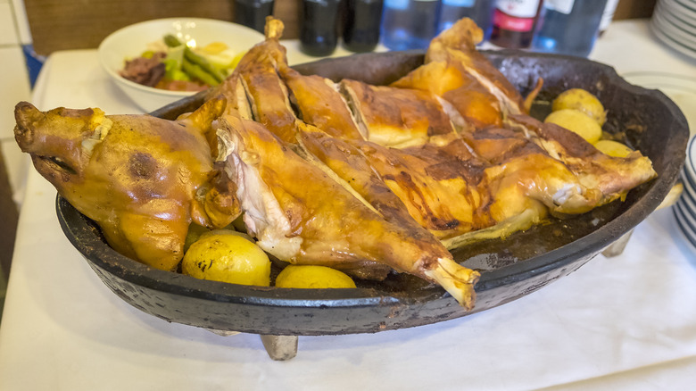 Roast suckling pig Restaurante Botín.