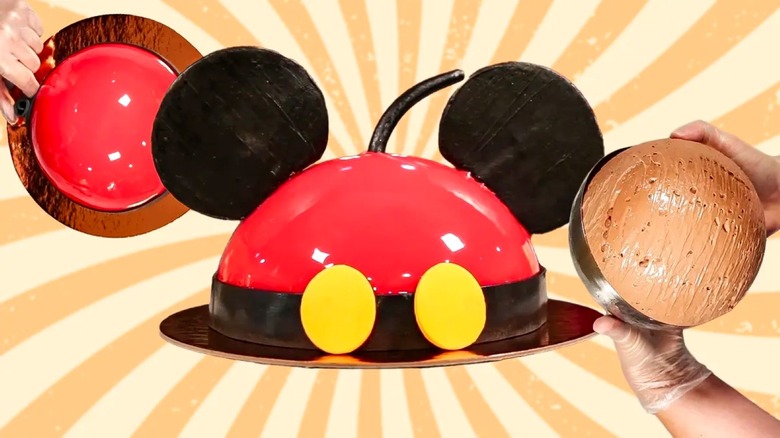 mickey dome cake