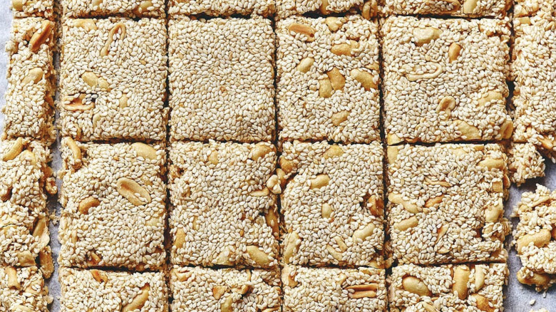 squares of pasteli