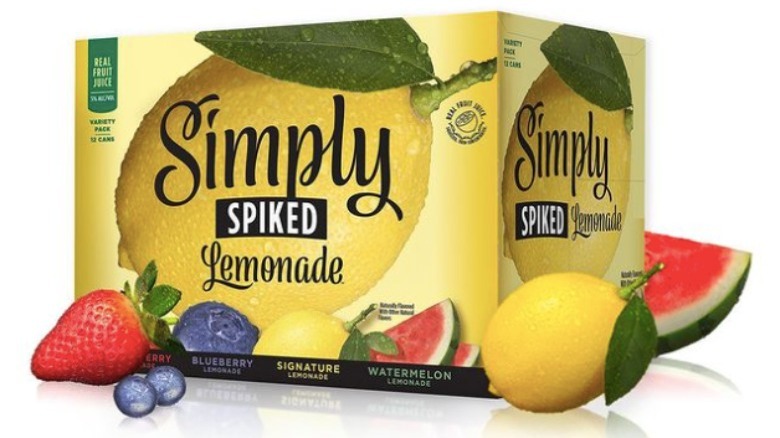 new Simply Spiked Lemonade packaging