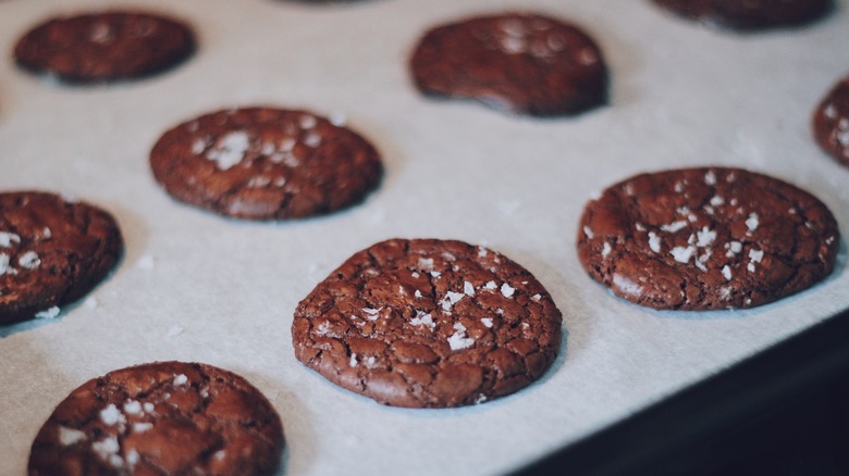 Sea-salt cookies