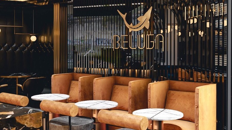 Interior of Beluga Bar