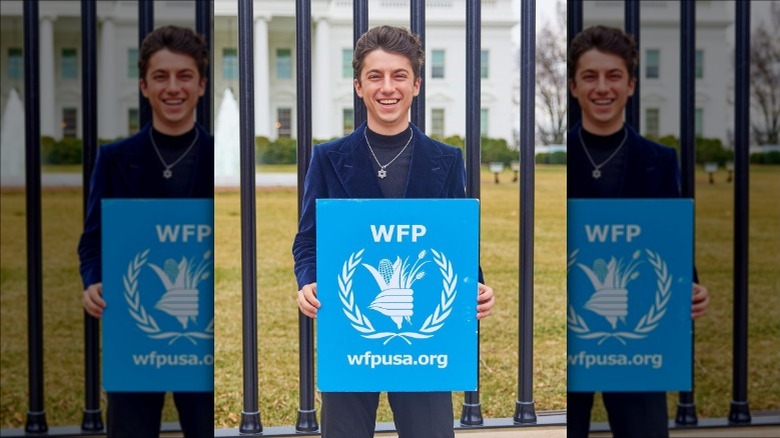 Eitan Bernath supports World Food Programme at White House