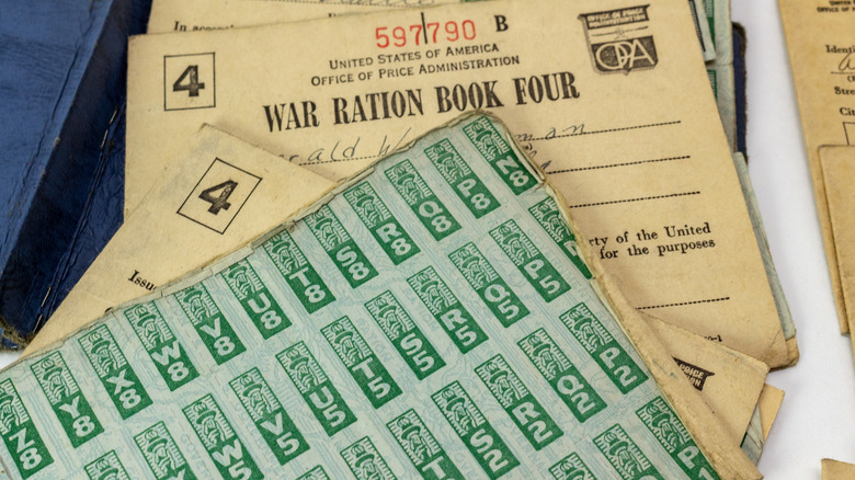 WW2 US Ration book