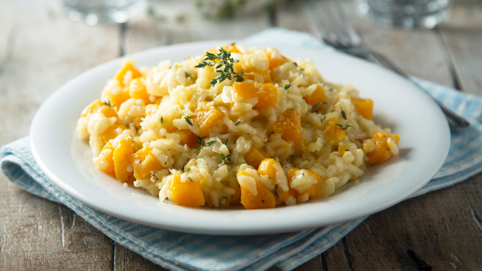 Timing Is Everything When It Comes To Butternut Squash Risotto