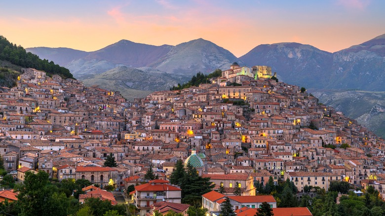 mountain town in Calabria