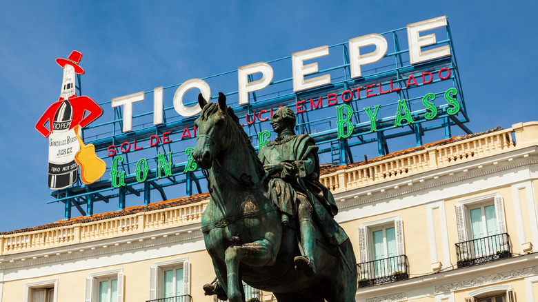 Tio Pepe sign in Madrid