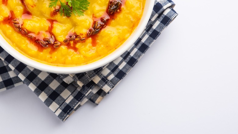 Bowl of lentil dal