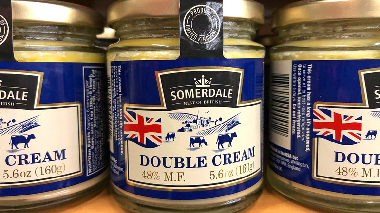 Double cream jars