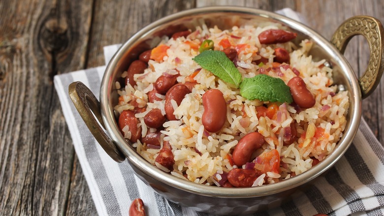 Rice with beans