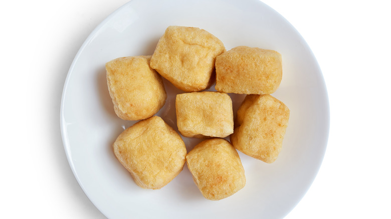 Fried tofu bites