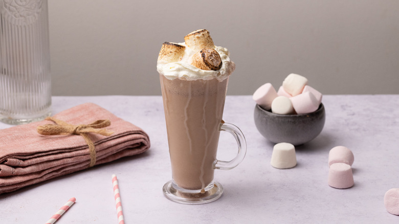 toasted marshmallow coffee milkshake 