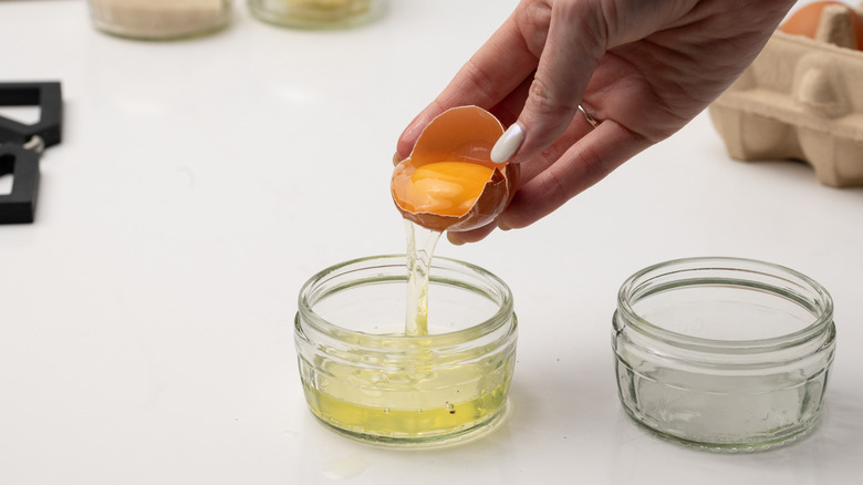 separating egg yolks