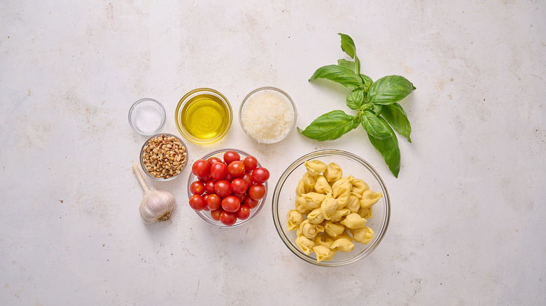 ingredients on a table