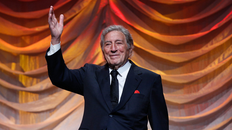 Tony Bennett on stage