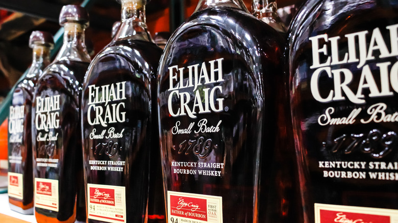 Elijah Craig Small Batch Bourbon Bottle